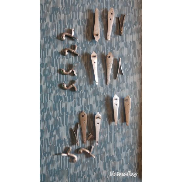 Lot de platines pour fusil � broche type Lefaucheux Saint Etienne