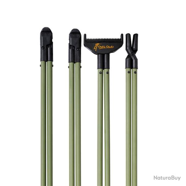Canne de pirsch Bush Essential Verte 4 Stable Sticks