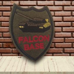 Ecusson Brode Thermocollant Tankiste Falcon Base 8/11Cm Patch Militaire Us Army Vintage Militar