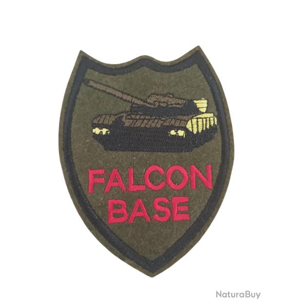 ECUSSON TANKISTE FALCON BASE 8/11CM PATCH MILITAIRE THERMOCOLLANT