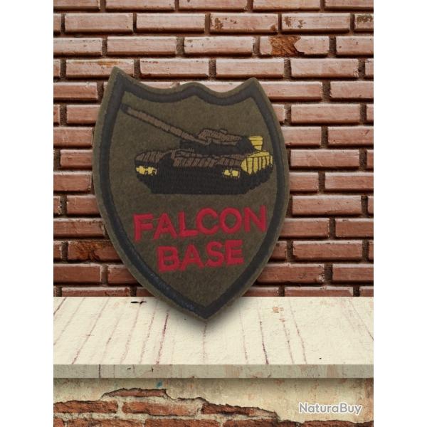 Ecusson Brode Thermocollant Tankiste Falcon Base 8/11Cm Patch Militaire Us Army Vintage Militar
