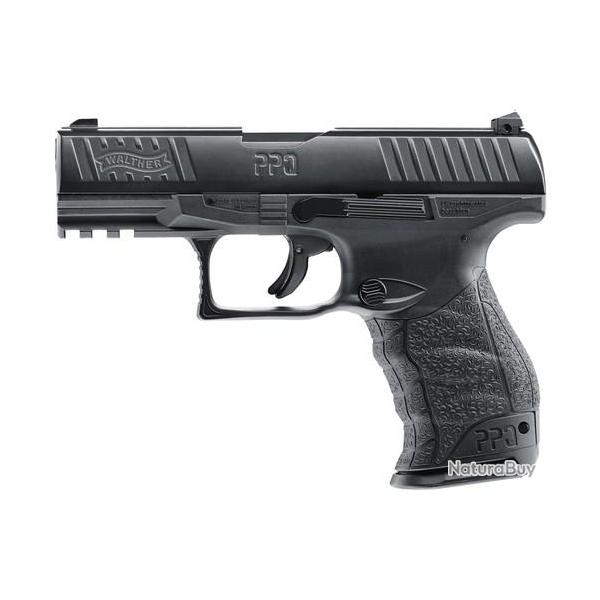 PISTOLET CO2 WALTHER PPQ M2 NOIR CAL. 4,50 MM 21CPS BLOW-BACK CHARGEUR � CHA�NE ROTATIVE