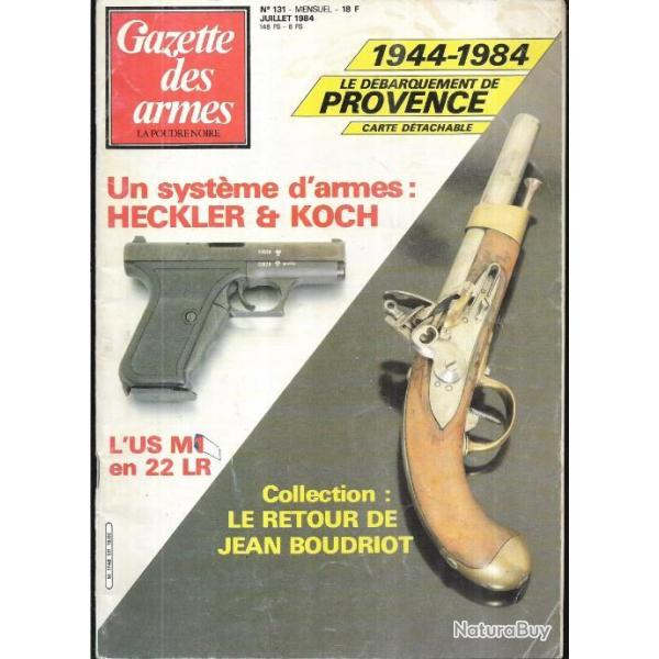 gazette des armes 131 syst�me heckler et koch, usm1 22 lr, jean boudriot , aitor jungle II, dragoon