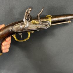 PISTOLET DE MARINE A SILEX 1779 premier type