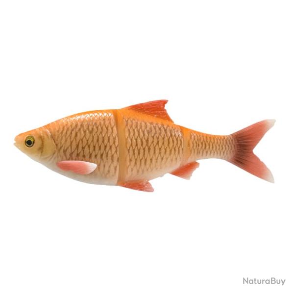 Leurre Souple Savage Gear 4D Line Thru Roach 32cm 420g Slow Sink Albino Roach