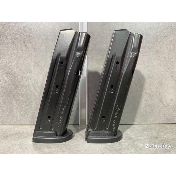 Lot de deux chargeurs pour pistolet SIG SAUER P320 Calibre 9 mm Para