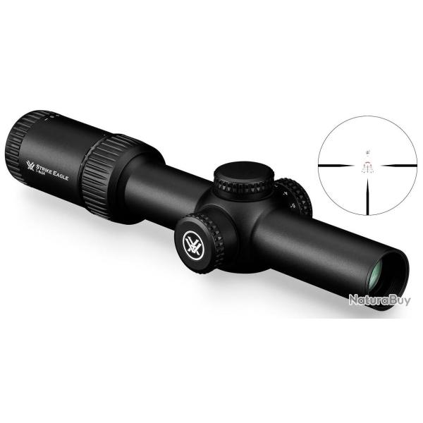 Lunette Vortex Strike Eagle 1-8X24 AR BDC3 IL SFP MOA