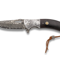 Albainox Damas 18925 - Couteau pliant en acier damass&eacute;, liner lock