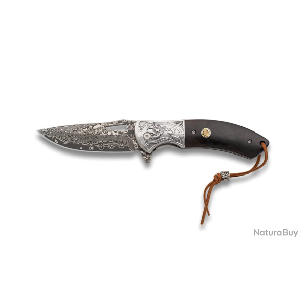 Albainox Damas 18925 - Couteau pliant en acier damass�, liner lock