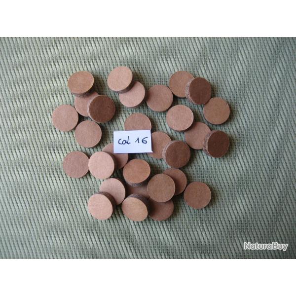 Bourres  de  compl�m�nt  cal  16  �paisseur  3/4 mm  (bien  lire  l'annonce)