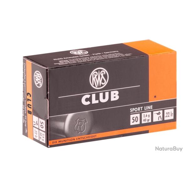 CARTOUCHES 22LR RWS CLUB