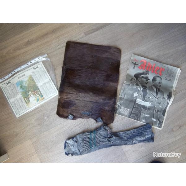 �quipement 1940 Lot vestiges militaire Allemand 2 ww