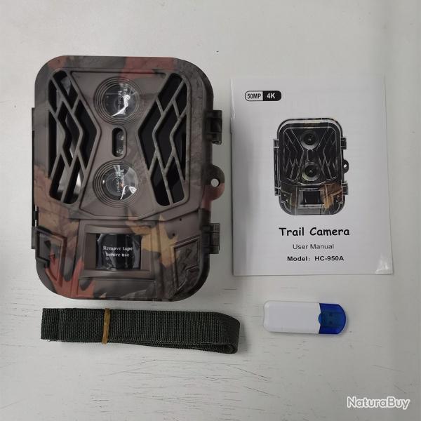 Camra de trane extrieure HC-950A 36MP 4K HD Vision nocturne - LIVRAISON GRATUITE !!