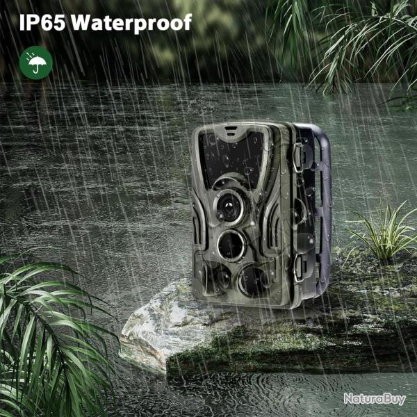 Camra de chasse vido en direct Vision nocturne 30mp WIFI801PRO 4K