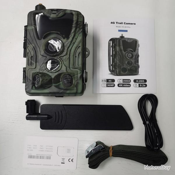 HC801PRO-32G Suntekcam APP Cloud Service 36MP 4G 4K tanche IP65