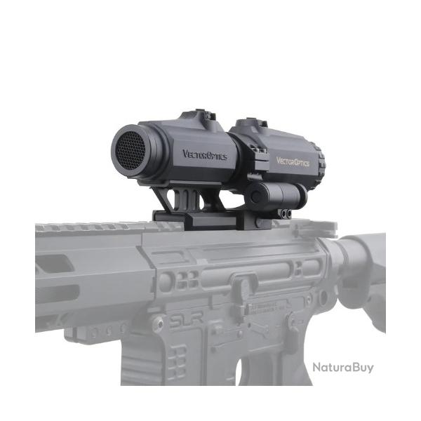 PACK OPTIQUE | Vector Optics Maverick - Point Rouge + Amplificateur 3x QD | Chasse & Comptition