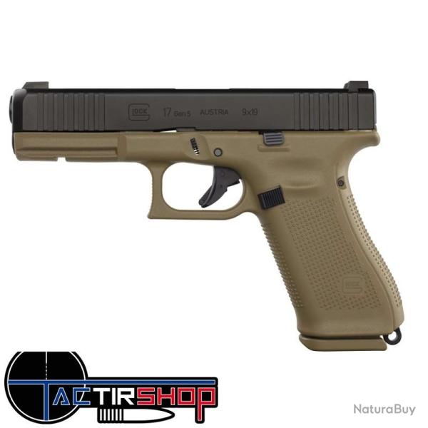 Pistolet GLOCK 17 Gen5 FR Coyote Arm�e Fran�aise cal.9x19
