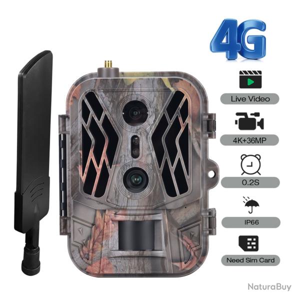 HC-950PRO 4G 120MP 4K HD Live Show Night Vision