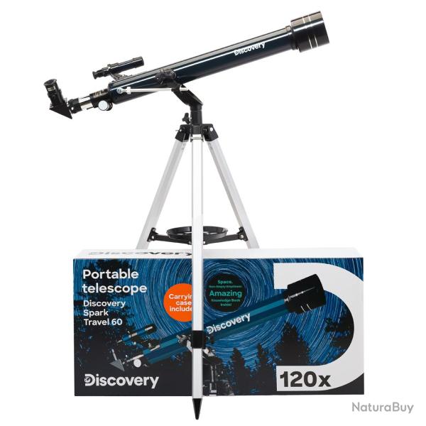 DISCOVERY - SPARK TRAVEL 60 - T�lescope r�fracteur 60/700 avec monture azimutale AZ1