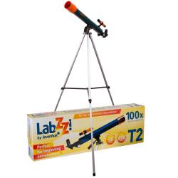 LEVENHUK - LabZZ T2 - T&eacute;lescope R&eacute;fracteur 50/600 avec monture AZ1