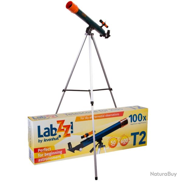 LEVENHUK - LabZZ T2 - T�lescope R�fracteur 50/600 avec monture AZ1