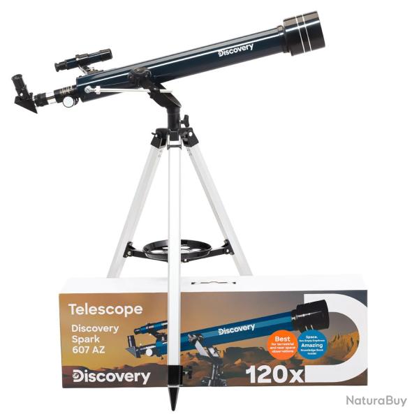 DISCOVERY - SPARK 607 AZ - T�lescope r�fracteur 60/700 avec monture azimutale AZ1