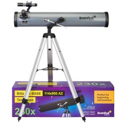 LEVENHUK - Blitz 114 BASE - T&eacute;lescope R&eacute;flecteur 114/900 AZ1