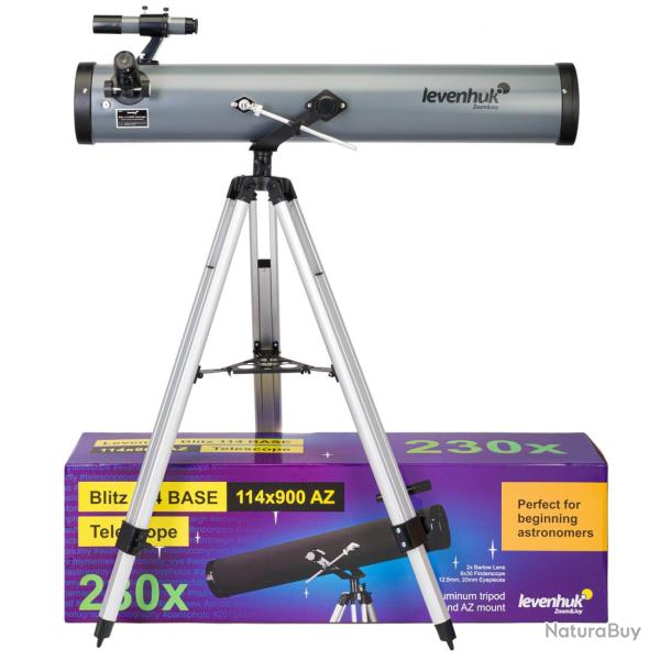 LEVENHUK - Blitz 114 BASE - Tlescope Rflecteur 114/900 AZ1