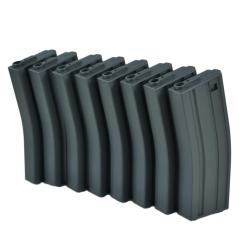 MAG Boite de 8 Chargeurs Mid-Cap 130BBs M4/M16 (BK) -