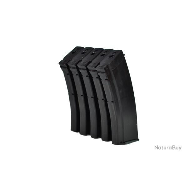 MAG Boite de 5 Chargeurs Mid-Cap 100BBs AK74 (Plum)