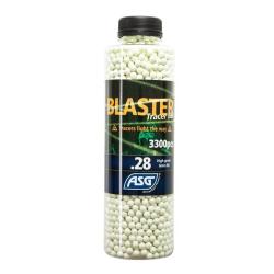 ASG Billes Tra&ccedil;antes Open Blaster 0.28g (Bouteille de 3300 Bbs/Vert)