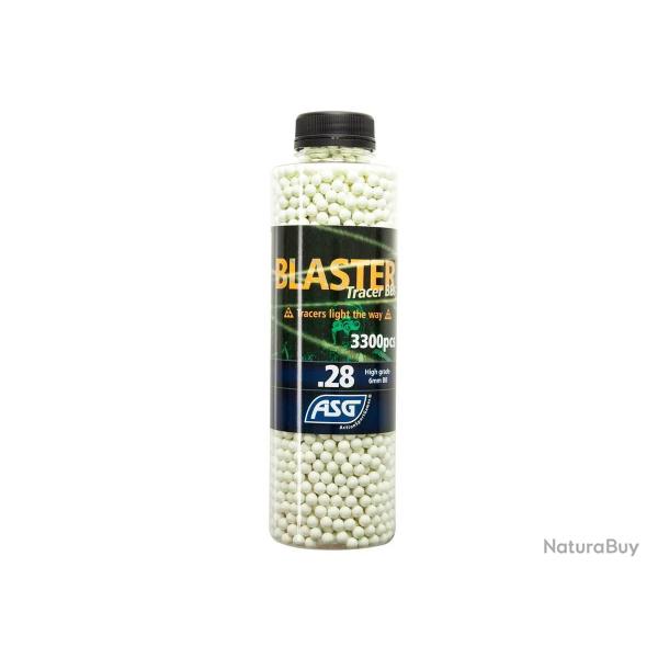 ASG Billes Tra�antes Open Blaster 0.28g (Bouteille de 3300 Bbs/Vert)