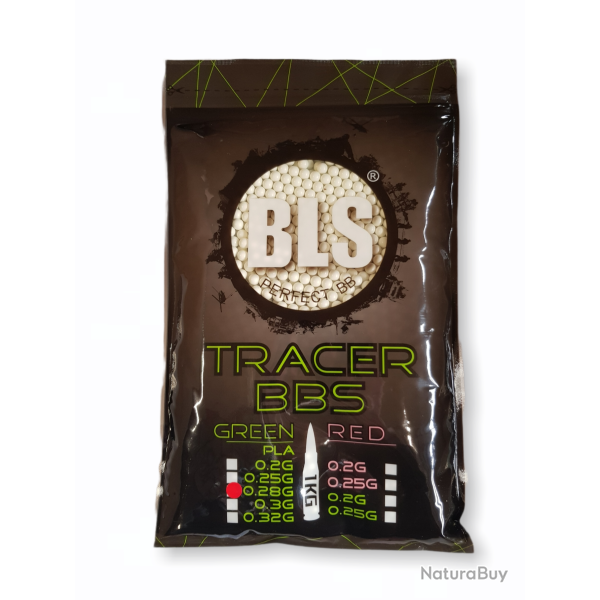 BLS Billes Bio Tra�antes vertes 0.28g (Sac de 1 kg)