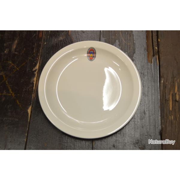 Assiette dessert mess 151 R�giment d'infanterie RI insigne. On ne passe pas, Churchill Hotelware (B)