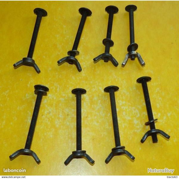 LOT DE VIS POUR LIT DE CAMP EN BOIS DE TYPE PICAUD , BON ETAT VOIR PHOTOS. POUR TOUT RENSEIGNEMENT M