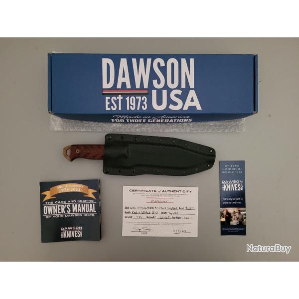 Dawson Knives Marauder CPM-MagnaCut Copper Finish G-10 Couteau Outdoor