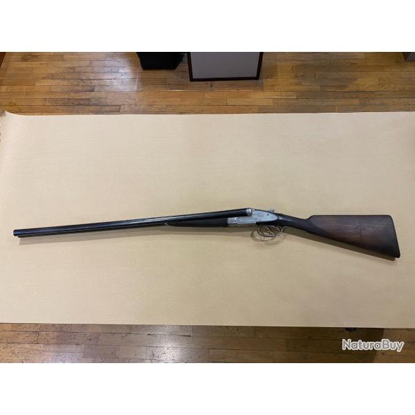 FUSIL JUXTAPOSE A PLATINE ROUCHARD CIZERON 12/70 70 CM LISSE ET 1/2 CHOKE