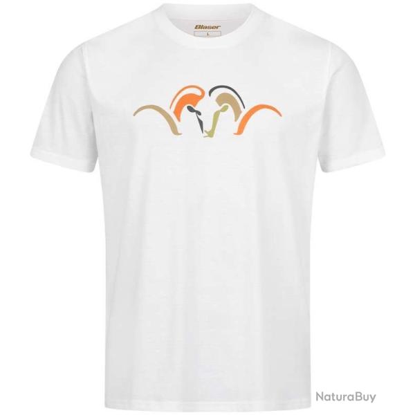 T-shirt BLASER argali multi-color T25 blanc