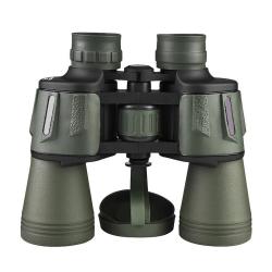 Jumelles 20x50 HD BAK4 Longue Port&eacute;e Chasse Observation Nature Oiseaux Randonn&eacute;e &Eacute;tanches IPX4 Vert