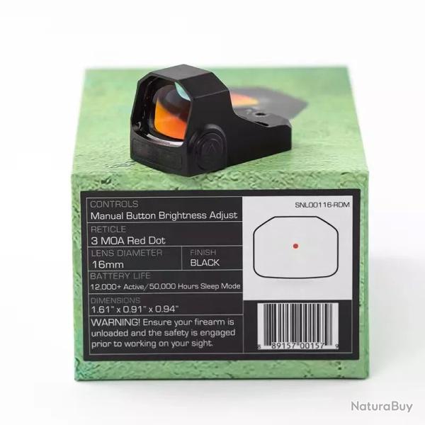 Vise originale Sentinel Reflex Red Dot  1x16Manual Red Dot- LIVRAISON GRATUITE PAIEMENT 3/4 FOIS