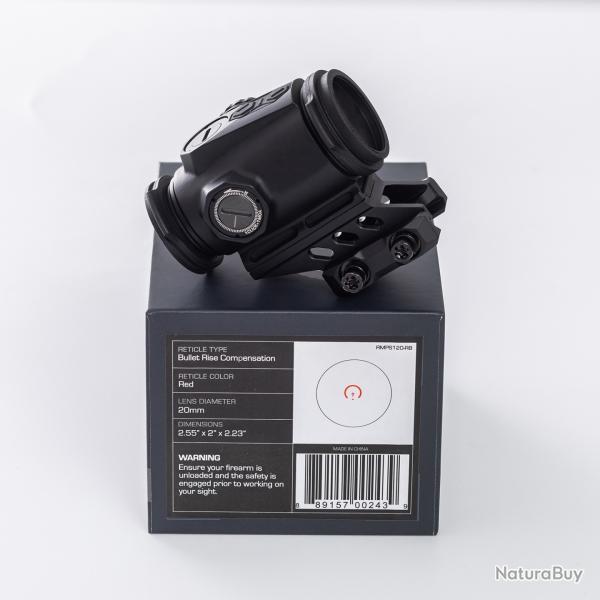 Raider tactique 1x20 prisme BRC/6 MOA 20mm Picatinny BRC RETICLE Red