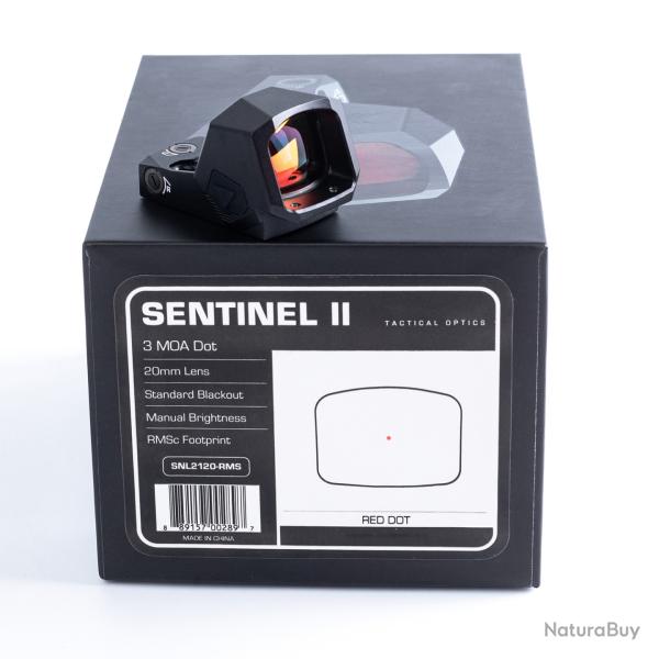 Sentinelle tactique II 1x20 point rouge/vert vue RMSc SENTINEL II Red