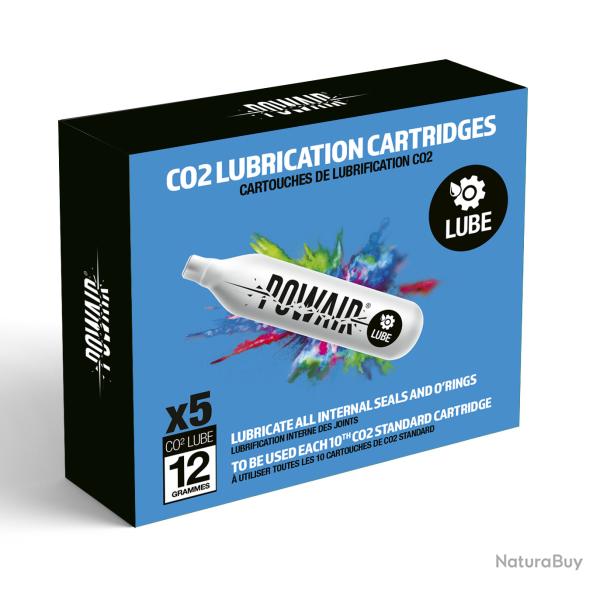 Capsule ASG Ultrair Co2 + Huile pour Maintenance de valve  par 5