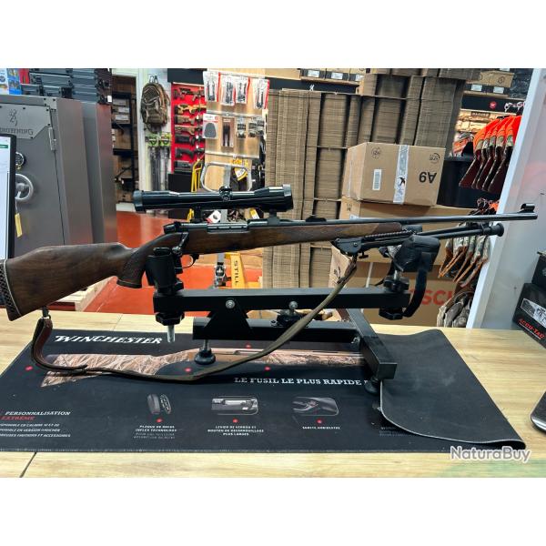 Occasion weatherby mark 5 cal.300 win mag + zeiss diavary-z 1.5-6x42 a rail sur crochets