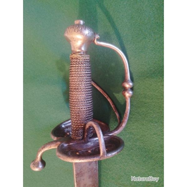 Epe de cavalerie " la Wallonne",  fabrique vers  au fin du XVII et premier tiers du XVIII  en All