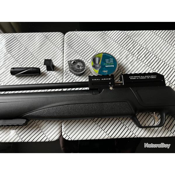Carabine PCP KRAL Puncher Synthetic 6.35