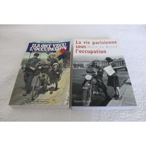 Lot 2 livres occupation France ww2