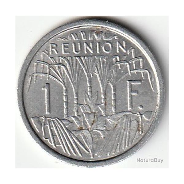 Pi�ce de Monnaie De La R�union 1 franc 1969 recherch�e Qualit�