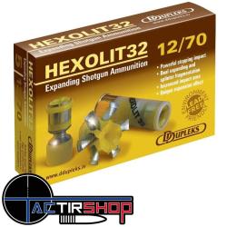 Cartouche a balle DDupleks Hexolit 32 cal 12/70 Boite de 5