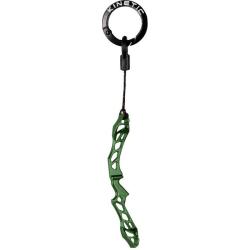 KINETIC - Porte Cl&eacute; Mini Invinso Anodis&eacute; DARK GREEN